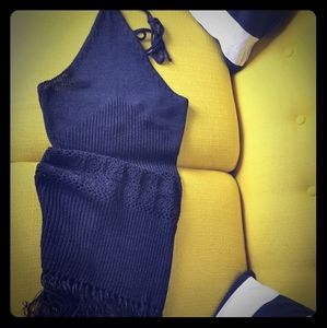 Tie back sleeveless top